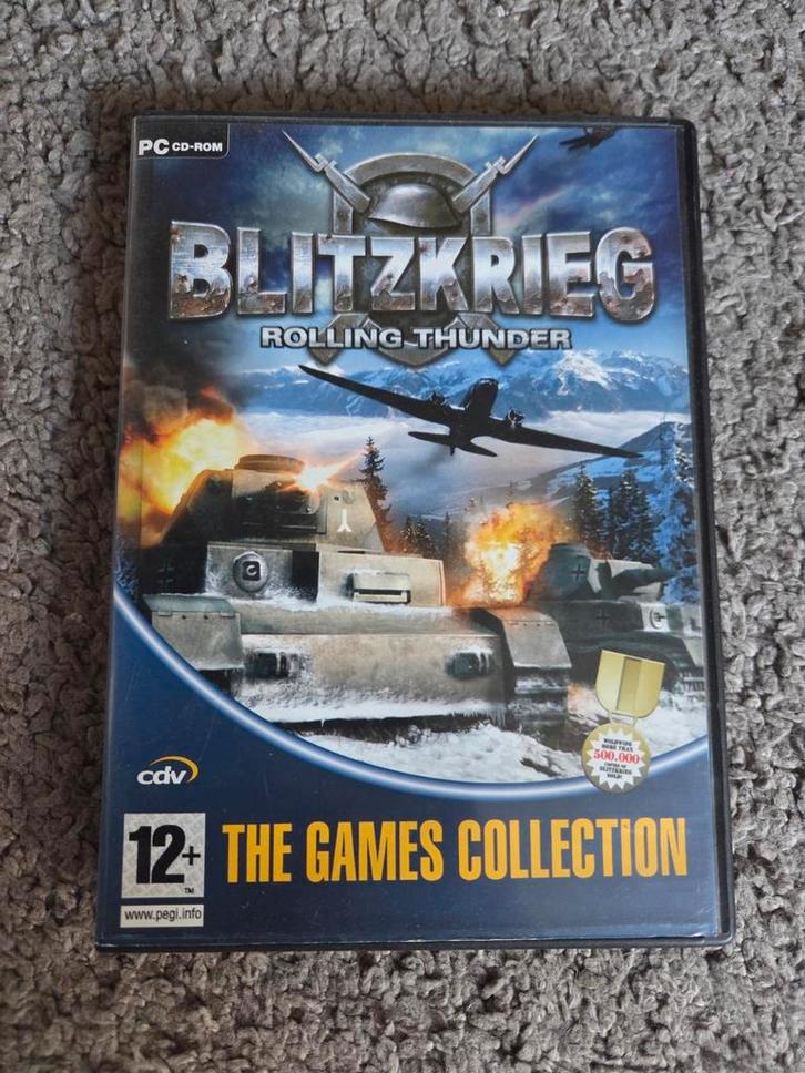 Blitzkrieg: Rolling Thunder - PC Game, Spelcomputers en Games, Games | Pc, Gebruikt, Strategie en Constructie, 1 speler, Vanaf 12 jaar