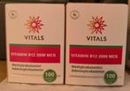 2x Vitals vitamine b12 2000mcg zuigtab. (nieuw), Sport en Fitness, Gezondheidsproducten en Wellness, Ophalen of Verzenden, Nieuw