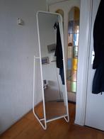 Witte Staande Spiegel, Huis en Inrichting, Woonaccessoires | Spiegels, Ophalen, Zo goed als nieuw, 150 tot 200 cm, Rechthoekig