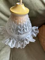 Vintage Glazen Hanglamp, Ophalen, Gebruikt, Glas, Minder dan 50 cm