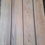 Massief grenen vloer 28 m2 vloerdelen 2 cm dik, Ophalen, Gebruikt, Vloerdelen of -planken, 10 tot 30 cm