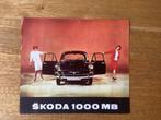 Skoda 1000 MB Brochure - Nederlands, Ophalen of Verzenden, Gelezen, Overige merken