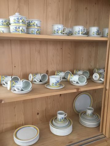 Grote retro  Figgjo norway koffie/thee/ ontbijt set beschikbaar voor biedingen