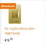 Crypto stamp regenboog, Postzegels en Munten, Postzegels | Nederland, Na 1940, Ophalen