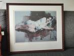 Rob Houdijk Offset Litho "op de sofa" oplage 46/50, Antiek en Kunst, Kunst | Litho's en Zeefdrukken, Ophalen of Verzenden