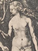 Albrecht Dürer (1471-1528) Adam en Eva prent 1922, Antiek en Kunst, Kunst | Etsen en Gravures, Verzenden