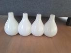Geschakelde vaasjes - Wit, Wit, Aardewerk of Porselein, Ophalen of Verzenden, Zo goed als nieuw