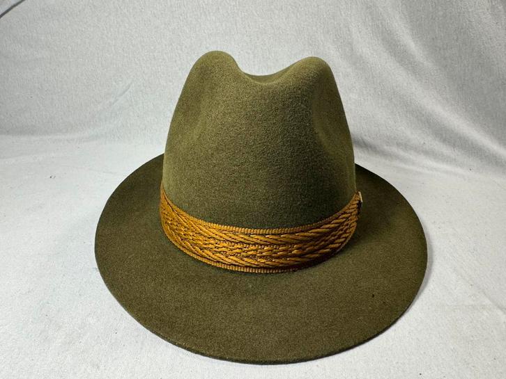 Borsalino Fedora, Kleding | Heren, Hoeden en Petten, Zo goed als nieuw, Hoed, Ophalen of Verzenden