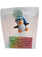 Lieve Juf – Bedankt – Jij bent net als een pinguïn in sneeuw, Verzamelen, Beelden en Beeldjes, Ophalen of Verzenden, Nieuw, Dier