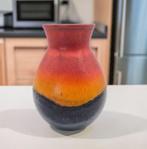 Dümler Breiden oranje rood blauw West-Duits 122/17 vaas, Ophalen of Verzenden