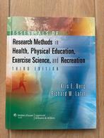 Essentials of Research Methods in Health, Physical Education, Ophalen of Verzenden, Beta, Zo goed als nieuw, WO