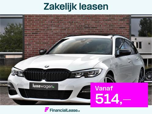 BMW 3 Serie Touring 330e M-Sport Pano Trekhaak Harman/K 19in, Auto's, BMW, Bedrijf, Lease, Financial lease, 3-Serie, ABS, Achteruitrijcamera