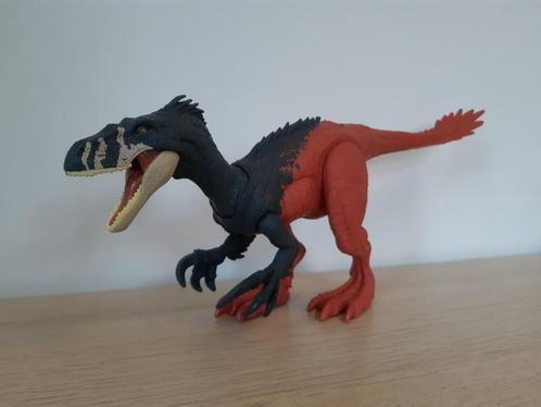Jurassic World Dominion Megaraptor (elektrisch), Kinderen en Baby's, Speelgoed | Actiefiguren, Zo goed als nieuw, Ophalen of Verzenden