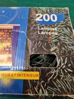 kerst gordijnverlichting 200 lampjes nieuw binnen en buiten, Diversen, Kerst, Ophalen of Verzenden
