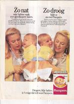 retro reclame 1986 Pampers baby luiers ook voor Sabine, Verzamelen, Retro, Overige typen, Ophalen of Verzenden