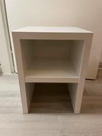 Wit nachtkastje, Ophalen, Gebruikt, Minder dan 45 cm, 55 tot 70 cm