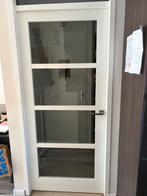 Binnendeur met glas, Ophalen, 80 tot 100 cm, Binnendeur, 200 tot 215 cm
