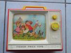 Vintage Fisher Price 1966 T.V. Box Two Tunes, Ophalen of Verzenden, Gebruikt, Speelset, Met geluid