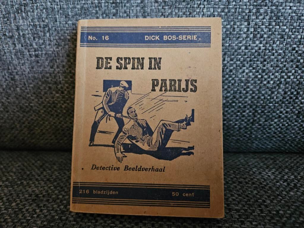 De Spin in Parijs - Dick Bos Serie No. 16, Gelezen, Verzenden, Eén stripboek, Maz