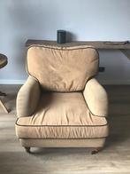 Landelijke comfortabele fauteuil, Ophalen, Landelije comfortabele fauteuil. Zitdiepte 65 cm., Gebruikt, 100 tot 125 cm