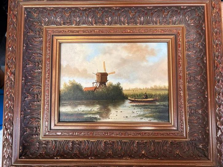 Schilderij van Johannes Eerdmans, Antiek en Kunst, Kunst | Schilderijen | Klassiek, Ophalen