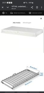 Vitval onderbed van ikea, 90 cm, Eenpersoons, Wit, Ophalen of Verzenden