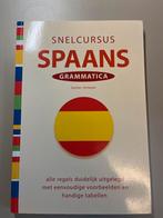 Snelcursus Spaans Grammatica, Boeken, Taal | Spaans, Ophalen of Verzenden, Zo goed als nieuw, Non-fictie