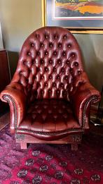 chesterfield leder stoelen x 2, Huis en Inrichting, Ophalen, Eenpersoons, Zo goed als nieuw, 200 tot 250 cm