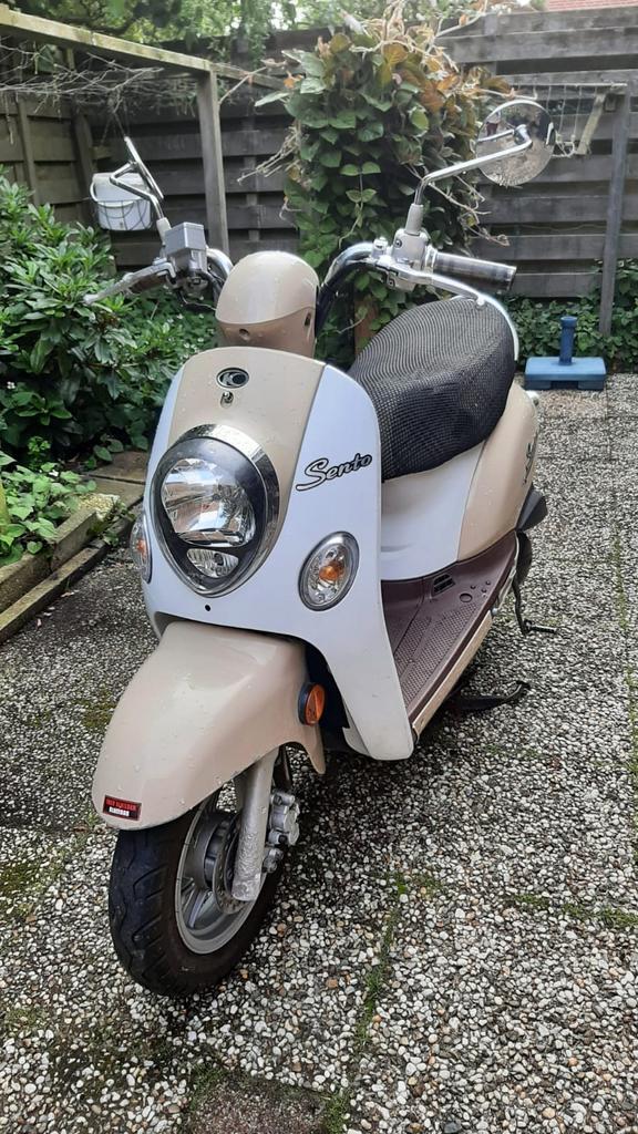 sym sento blauwe kenteken 4K 2010, Fietsen en Brommers, Scooters | SYM, Gebruikt, Overige modellen, Maximaal 25 km/u, Benzine