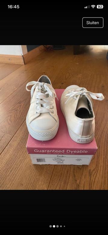 Crème trouw sneakers - Nieuw! - Maat 37 beschikbaar voor biedingen