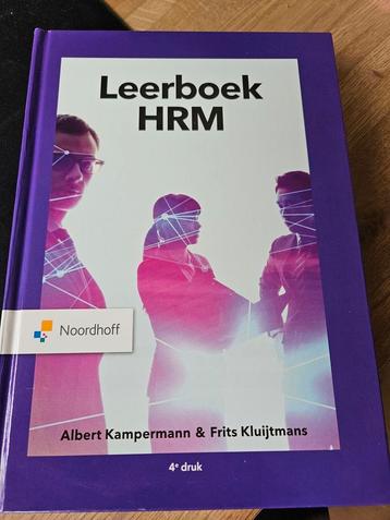 Leerboek HRM - Albert Kampermann & Frits Kluitmans beschikbaar voor biedingen