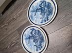 2 delftsblauwe borden, Antiek en Kunst, Ophalen of Verzenden