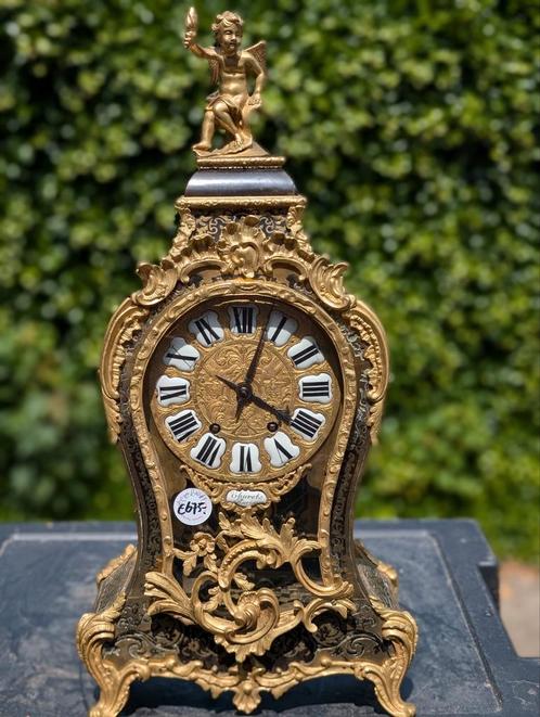 Antieke Franse boulle klok 55 cm. H. €600, Antiek en Kunst, Antiek | Klokken, Ophalen