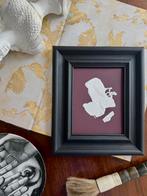 Kunst mid century modern art schilderij painting vintage art, Ophalen of Verzenden, Zo goed als nieuw, Hout, Minder dan 50 cm