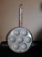 Emaille poffertjes pan en kom, Antiek en Kunst, Antiek | Emaille, Ophalen
