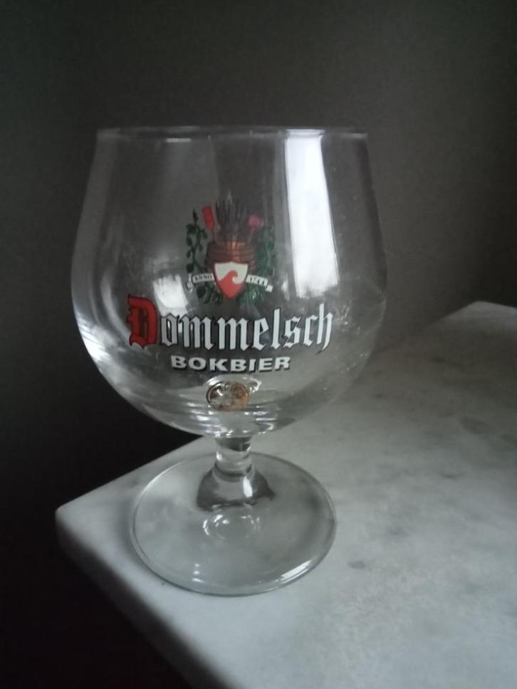 6 Dommelsch Bokbier glazen, Verzamelen, Biermerken, Zo goed als nieuw, Glas of Glazen, Overige merken, Ophalen of Verzenden