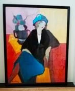 Itzchak Tarkay print jaren 80." Suzanne "., Ophalen