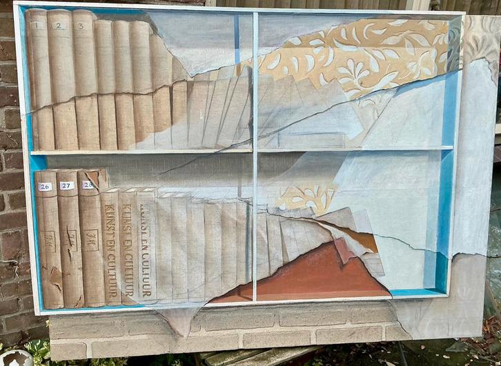 Jo Manders. Overlapping nr. 2, Antiek en Kunst, Kunst | Schilderijen | Modern, Ophalen