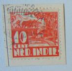 Ned. indie:: K 111-10 : nr 194,langebalk Poerwokerto, Nederlands-Indië, Verzenden, Gestempeld