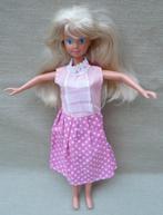 Skipper Barbie (blond) gemerkt 1987 Malaysia, Ophalen of Verzenden, Gebruikt, Pop