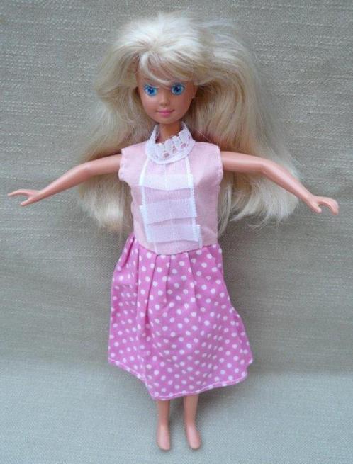 Skipper Barbie (blond) gemerkt 1987 Malaysia, Verzamelen, Poppen, Gebruikt, Pop, Ophalen of Verzenden
