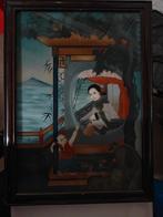 3 Aziatische wandpanelen, Ophalen, Gebruikt