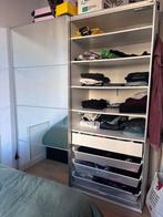 Grote kledingkast met spiegeldeuren zelf demonteren, Ophalen, Overige materialen, 100 tot 150 cm, 200 cm of meer