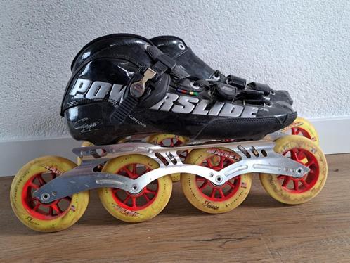 Mooie powerslide C6 skeelers maat 45, Sport en Fitness, Skeelers, Gebruikt, Inline skates 4 wielen, Powerslide, Ophalen of Verzenden