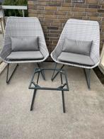 Balkonset Calabria / tuinset, Tuin en Terras, Gebruikt, Bijzettafel, Tuinset, Ophalen