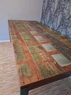 Eettafel uit India of Indonesië, Ophalen, 50 tot 100 cm, Zo goed als nieuw, Vijf personen of meer