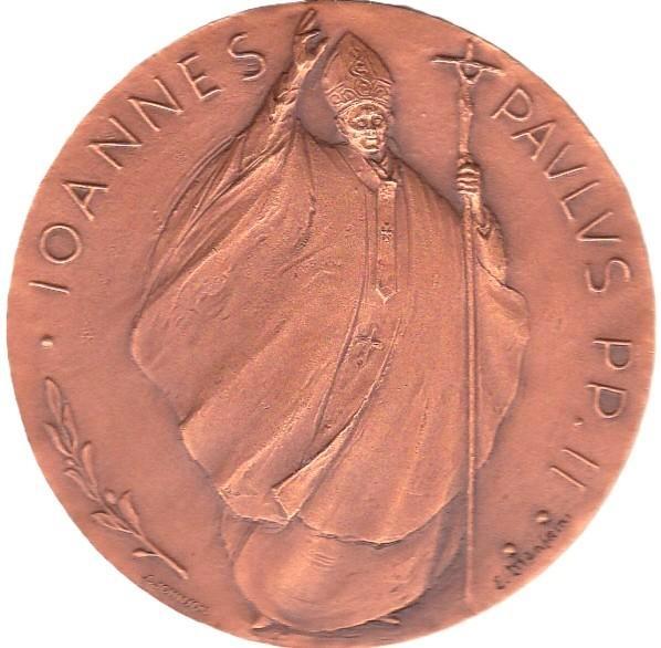JOANNES PAVLVS PP. II, Postzegels en Munten, Penningen en Medailles, Overige materialen, Ophalen of Verzenden
