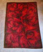 vintage vloerkleed bruin rood jaren 70 kleed, Huis en Inrichting, Stoffering | Tapijten en Kleden, Kolibrivintagehal@gmail.com