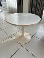 Wit rond bijzettafeltje, Ophalen, Gebruikt, Rond, 55 tot 75 cm