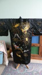 Vintage  geborduurde Japanse kimono, Antiek en Kunst, Ophalen of Verzenden